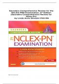 Saunders Comprehensive Review for the NCLEX-PN® Examination, 5e (Saunders Comprehensive Review for Nclex-Pn) by Linda Anne Silvestri PhD RN.