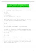 ARRT Registry Exam review 2023 Complete Questions and Answers&period;