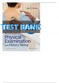 Test Bank for Bates’ Guide To Physical Examination and History Taking 12th and  13th Edition| ALL CHAPTERS
