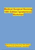 Medical Surgical Nursing 10th Edition Ignatavicius Workman