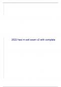 2022 hesi rn exit exam v2 with complete solution