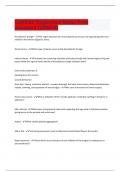 Certified Registered Nurse First Assistant &lpar;CRNFA&rpar;&vert; Questions with 100&percnt; Correct Answers &vert; Verified