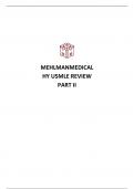 HY Mixed USMLE Review Part II