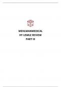 HY Mixed USMLE Review Part III