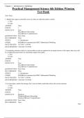 Test Bank for Practical Management Science 6th Edition Winston &sol; All Chapters 1 - 14 &sol; Full Complete 2023