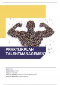 Praktijkplan Talentmanagement (NCOI) - Eindcijfer 8!
