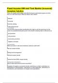 Fixed Income HW and Test Banks &lpar;Answered&rpar; Complete Solution