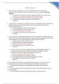 NURSING 3165 Predictor Version 2  q&a latest  test