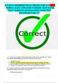 ATI RN COMPREHENSIVE PREDICTOR 2019 ATI  FORM A B &C UPDATED VERSION TEST BANK Latest Updated Examination Study Guide 2023 Guaranteed Grade A&plus;