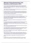 Walmart Hiring Assessment Test Questions And Answers 2023&period;