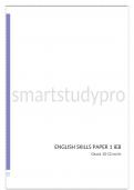 English skills  paper 1 IEB