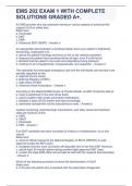 EMS 202 EXAM 1 WITH COMPLETE SOLUTIONS GRADED A&plus;&period;