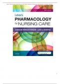 Test Bank for Lehne&rsquo;s Pharmacology for Nursing Care 10th Edition Questions and Answers with Rationales&comma; Complete Test Bank 