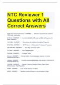 NTC Reviewer 1 Questions with All Correct Answers