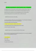 RN HESI MATERNITY TEST RATED 100&percnt; CORRECT 