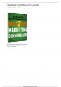 Samenvatting Basisboek marketingcommunicatie