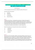 ATI EXIT PN FUNDAMENTAL PROCTORED EXAM 2021 100&percnt; COMPLETE GUIDE