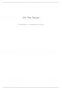 NR224 FUNDAMENTALS FINAL EXAM REVISION GUIDE &sol; NR 224 FUNDAMENTALS FINAL EXAM PRACTICE QUESTIONS WITH CORRECT ANSWERS 2022&sol;2023