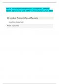 NURSE 220 Complex Patient Case &lowbar; Completed &lowbar; Shadow Health-Doris Turner-with 100&percnt; verified solutions-2023-2024