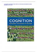 COGNITION EXPLORING THE SCIENCE OF THE MIND 6TH EDITION DANIEL REISBERG TEST BANK