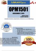 OPM1501 Assignment BUNDLE 2023