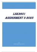 LSK2601 Assignment 3 2023
