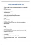 Cultural Competency Final Exam 2023