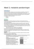 week 5, metabole aandoeningen