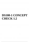 DS100-1 CONCEPT CHECK 1.2