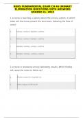 NURS FUNDAMENTAL EXAM CH 46 URINARY ELIMINATION QUESTIONS WITH ANSWERS GRADED A&plus; 2023
