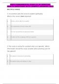 NURS FUNDAMENTAL EXAM CH 36 SPIRITUAL HEALTH QUESTIONS WITH CORRECT ANSWERS 2023