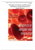 Principles of Anatomy and Physiology, 12th Ed, by Bryan Derrickson, Gerald Tortora TEST BANK - QUESTIONS & ANSWERS (ALL CHAPTERS) LATEST UPDATE