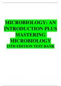 MICROBIOLOGY&colon; AN INTRODUCTION PLUS MASTERING MICROBIOLOGY 13TH EDITION TEST BANK