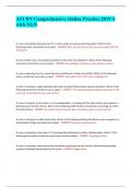 ATI RN Comprehensive Online Practice 2019 A  with NGN