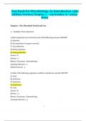 Test Bank for Microbiology An Introduction 13th Edition Tortora Chapter 1 &ndash; 29-Grades A&plus;-2023-2024
