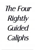 The Four Rightly Guided Caliphs