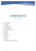 grondige samenvatting van constructie ( 2de bachelor)