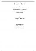 Foundations of Finance, 9e Arthur Keown, John Martin, William Petty (Solution Manual)