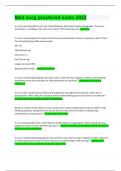 Med surg proctored exam 2022&period;  FINAL REVIEW EXAM