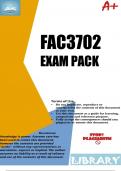 FAC3702 Exam Pack 2024