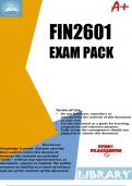 FIN2601 Exam Pack 2023