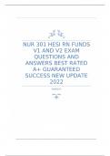 NUR 301 HESI RN FUNDS V1 AND V2 EXAM QUESTIONS AND ANSWERS BEST RATED A&plus;