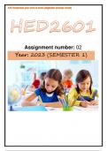 HED2601 ASS 2 SEME 1 2023
