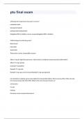 ptu final exam with verified solutions