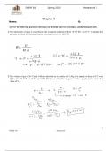 Physical Chemistry 2 HW3 Solution