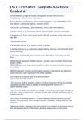 LSIT Exam With Complete Solutions Graded A&plus;