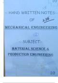 Class notes GATE MECHANICAL  MATERIALS SCIENCE AND ENGINEERING