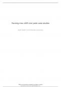 Nursing misc shift river peds case studies