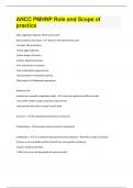 Bundle ANCC PMHNP exams compilation &vert; everything you need &vert; verified
