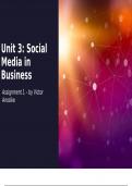 Unit 3: Using Social Media Assignment 1 (Learning Aim A) Distinction 